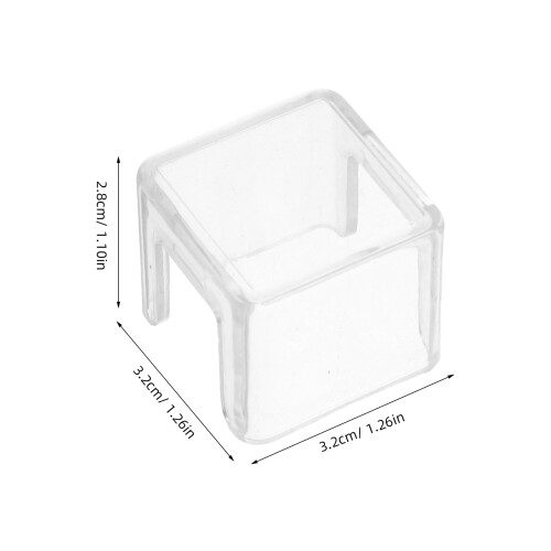3Pièces Coffret Craie Billard Transparent Pour Jeux De Pool 2