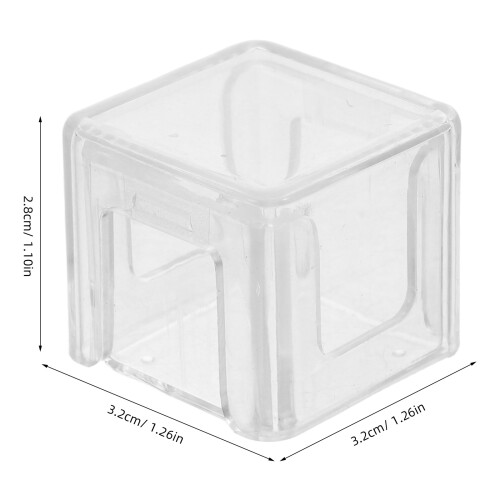 3Pièces Coffret Craie Billard Transparent Pour Jeux De Pool 1