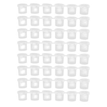 8Pcs Clear Plastic Paint Storage Boxes Lightweight Paint Pots for Kids