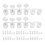 8Pcs Clear Plastic Paint Storage Boxes Lightweight Paint Pots for Kids 11
