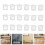 8Pcs Clear Plastic Paint Storage Boxes Lightweight Paint Pots for Kids 10