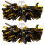 2Pièces Pompons De Cheerleading Pet Multicolores Avec 11