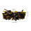 2Pièces Pompons De Cheerleading Pet Multicolores Avec 3