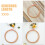 2Ud De Bambú Caqui Para Manualidades Y Tejido DIY 7