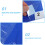 Blue Pe Anti-Static Sticky Floor Mat for Dustproof Home Workshop 9