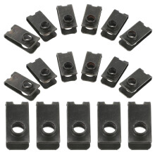 50Pièces De Montage Plaque Auto Clips En Vert Olive