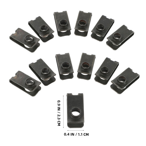 50Pièces De Montage Plaque Auto Clips En Vert Olive 2