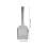 Silver Steel Fire Pit Ash Scoop for Home Fireplace and Bbq Tools 2