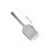 Silver Steel Fire Pit Ash Scoop for Home Fireplace and Bbq Tools 3