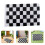 2Pcs Handheld Polyester Checkered Racing Flags for Race Track Safety 10