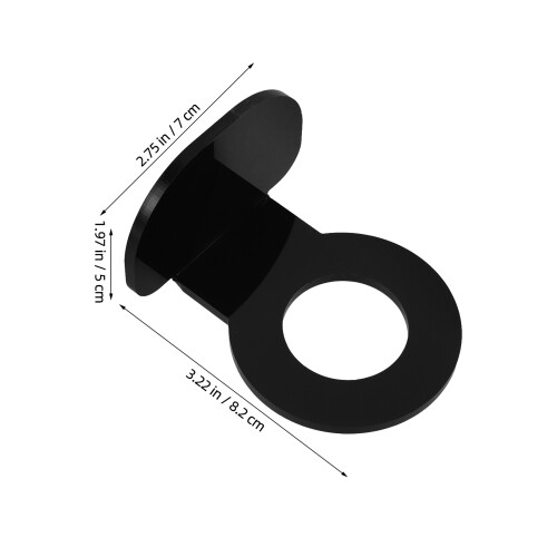 4Pièces Support Tennis Noir Pour Mur Décor 2