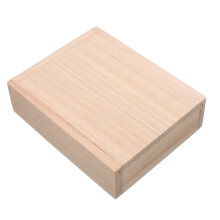 Durable Wood Fishing Bait Storage Box with Lid