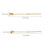 4Pcs Golden Copper Incense Tools Set Spoon for Tea Ceremony 2