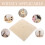 Beige Cat Climbing Board Durable Plush DIY Scratching Post Base 8