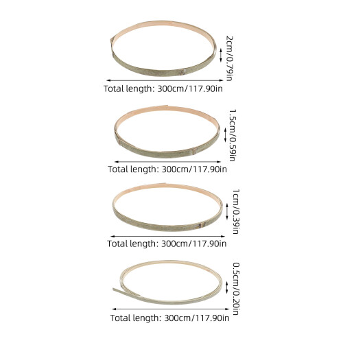 4Pièces Bandes Pour Panier Rotin Réparation Durable 1