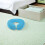 Blue Soft Cotton U-Shaped Massage Pillow for Relaxation 7
