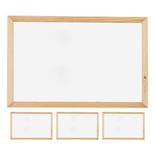 4Pz Lavagna Desktop Bianco Riutilizzabile in Per Casa