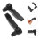 1Set Aluminum Black Saddlebag Latch Handle Motorcycle Lid Lifter Tool 10