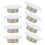 8Pcs Concealed Iron Fire Sprinkler Plate Covers Ceiling Safety Guards 11