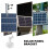 4Pcs White ABS Solar Panel Bracket Holder for Outdoor Roof Wall Mount 8