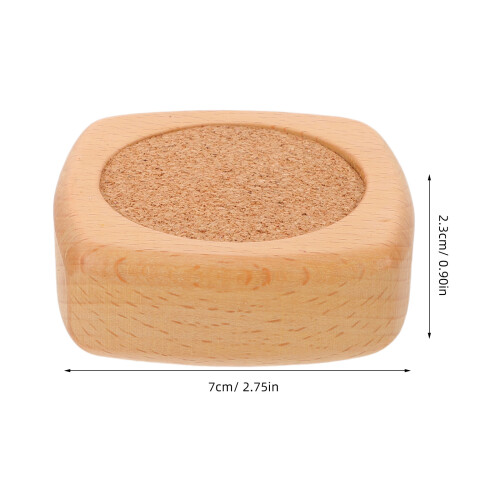 Cuscino Per Ago Riutilizzabile in Legno Naturale Per Cucito 2