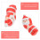 5Pz Supporti Bacchette Natale Da Tavola 2