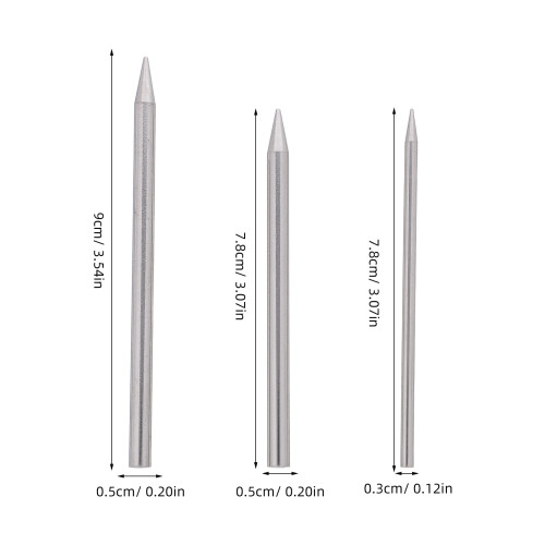 6Pz Kit Braccialetti Acciaio Inossidabile Argento Per Casa 1