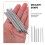 6Pz Kit Braccialetti Acciaio Inossidabile Argento Per Casa 8