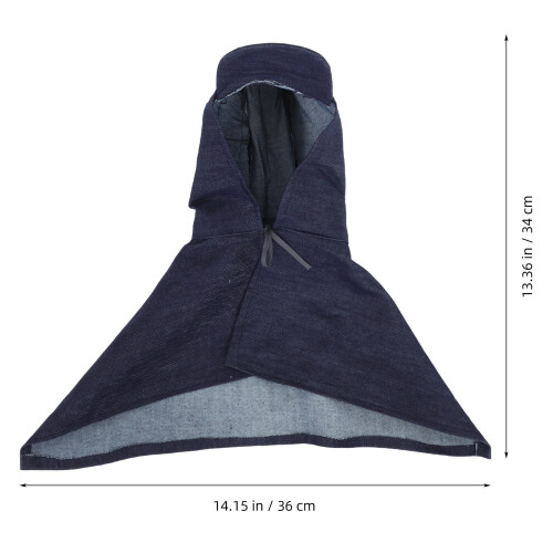 Soft Denim Protective Hood Cap Breathable for Cutting and Sanding 1