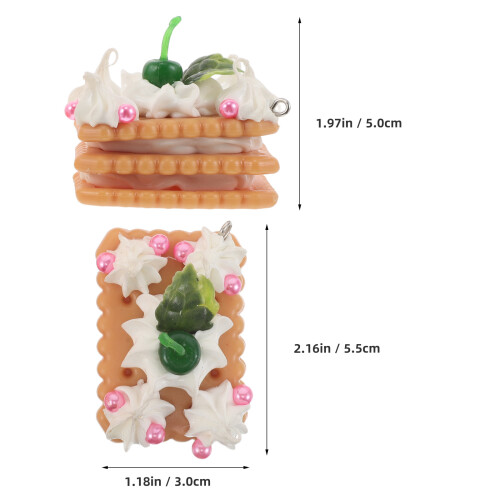 5Pz Biscotti Realistici PVC Per E Feste 1