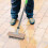 Silver Stainless Steel Wire Brush Pool Scrubber with Long Handle 6