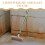 Silver Stainless Steel Wire Brush Pool Scrubber with Long Handle 8