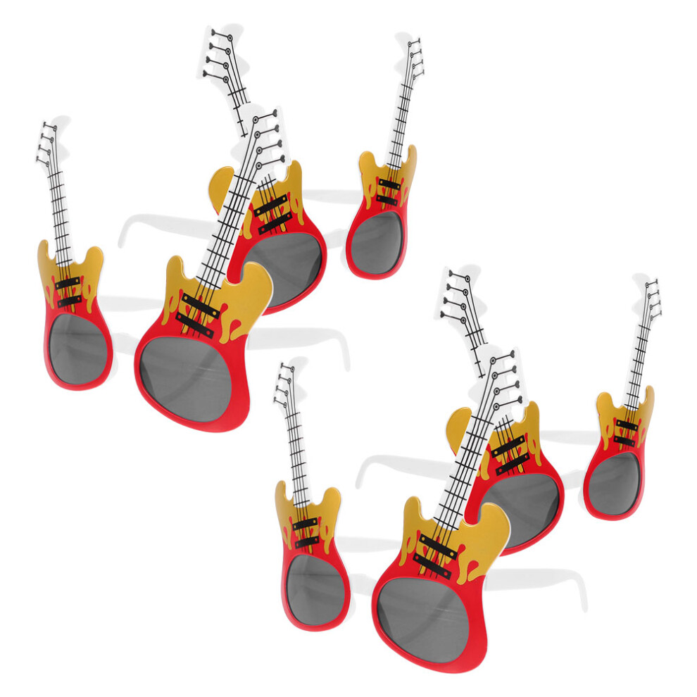 4St Abs Rockbril Elektrische Gitaar Partybril Multi Kleurrijk Festival-image