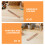 3Pz Kit Cornice Ventaglio Mano in Marrone Per Progetti Creativi 8