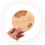 Trainer Chitarra Portatile Ruota Legno Beige 4