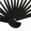 Black Bamboo Folding Fan Frame DIY Crafting Fan Ribs Kit Durable 8