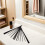 Black Bamboo Folding Fan Frame DIY Crafting Fan Ribs Kit Durable 5