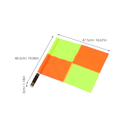 2Pz Set Bandiere Per Arbitri Con 1