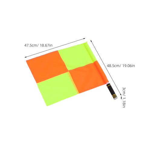 2Pz Set Bandiere Per Arbitri Con 2