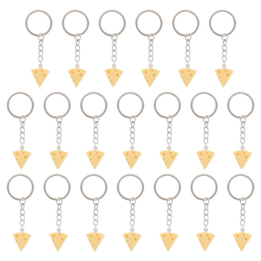 20St Realistische Kaas Sleutelhanger Resin En Backpack Sieraad-image