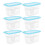 6Pcs Plastic Empty Moisture Absorber Cases Refillable for Wardrobe Use 1