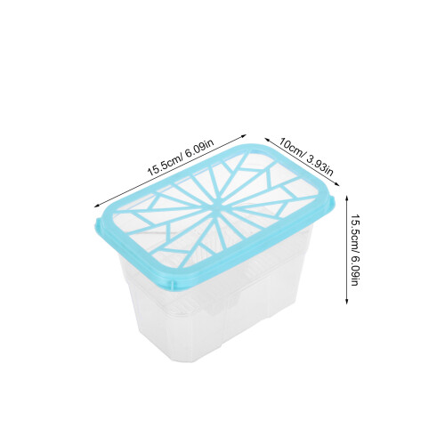 6Pcs Plastic Empty Moisture Absorber Cases Refillable for Wardrobe Use 2