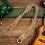 Wieszak Na Gitarę Ścienny Drewniano-Bawełniany Boho Dekoracja 6