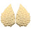 2Pares Patches De Douradas Para Decoração DIY 10