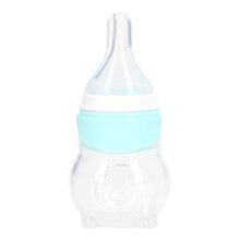 Blue Silicone Baby Medical Feeder for Newborns, Multifunctional