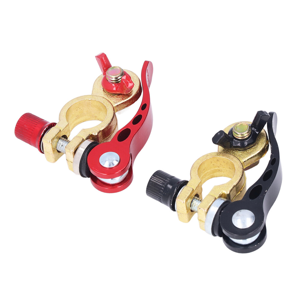 Durable Copper Quick Disconnect Battery Terminal Connector Set 2Pcs 4901357846517