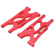 Metallisches hinteres Aufhängungsschwingenarm für 1/10 U4 RC-Auto, Rot