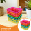 6Pcs Multi Color Plastic Pen and Pencil Baskets Storage Trays 7