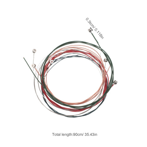 8Conjuntos De Guitarra Aço Multicolor Para Iniciantes 1