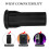 8St Robust Svart Plast Basport Rör För Subwoofer Ljudsystem 8
